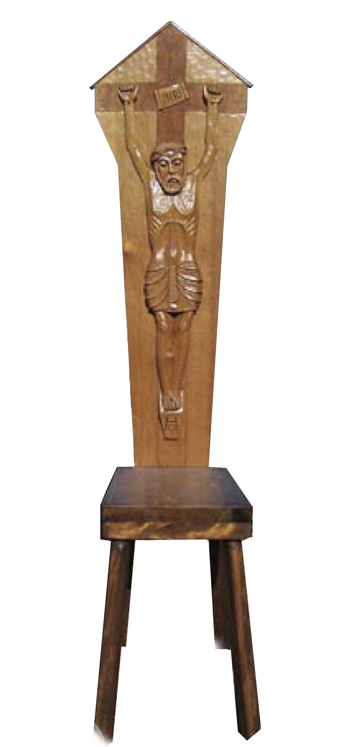 Gerhardt Hoffman, Crucifix Chair, 1980