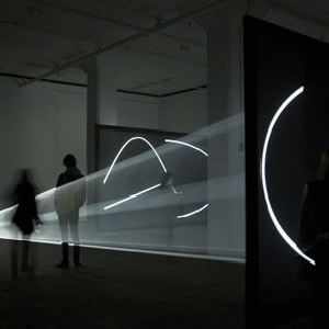 Anthony McCall, Face to Face III, 2014