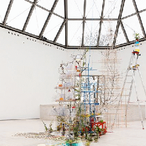 Sarah Sze, Untitled (Media Lab), 1998